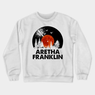 Aretha Name Record Music Forest Gift Crewneck Sweatshirt